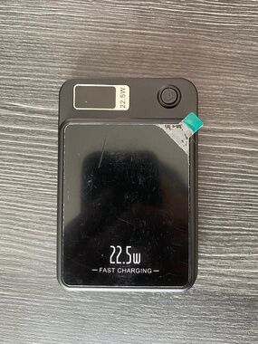 10000mAh Magnetic Wireless Power Bank 22.5W Fast Charging Black
